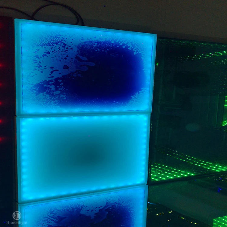 LED dance floor Liquid lava effect panel dancing carpet Induction floor tiles