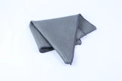 Dual-Side Fine Grade Car Washing Grey Small Towel With Waffle Weave Face Easy To Clean