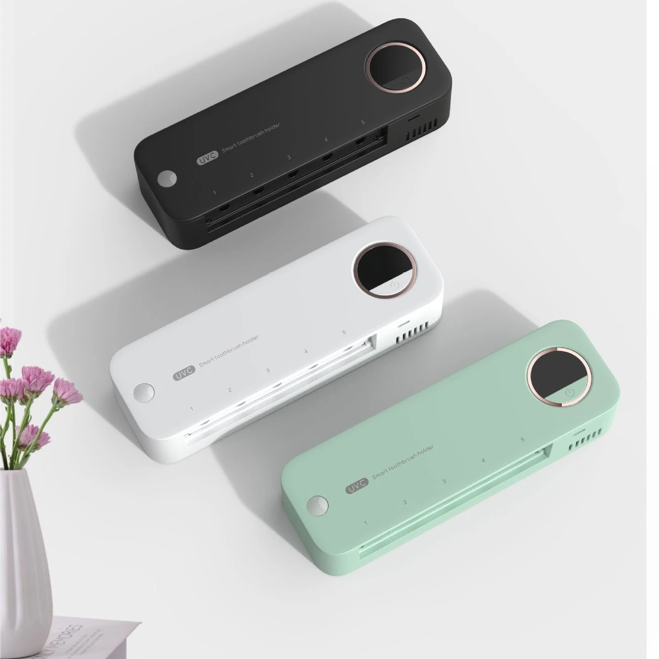 High Quality Toothbrush Holder Wall Mounted Toothbrush Sterilizer