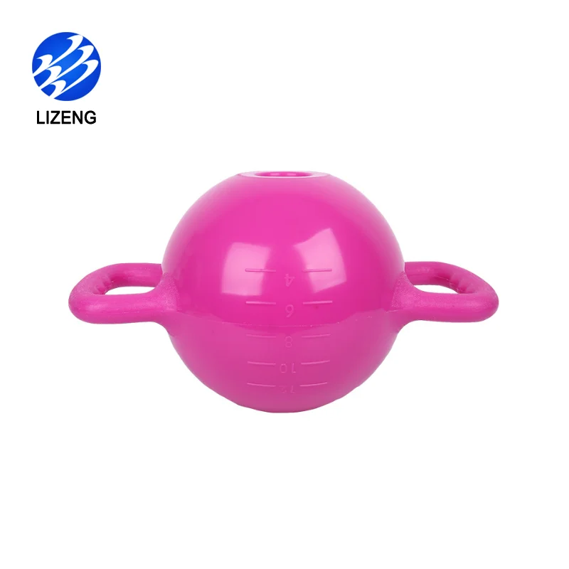 Спортивный фитнес Регулируемый Вес наполненный водой чайник Колокольчик для йоги