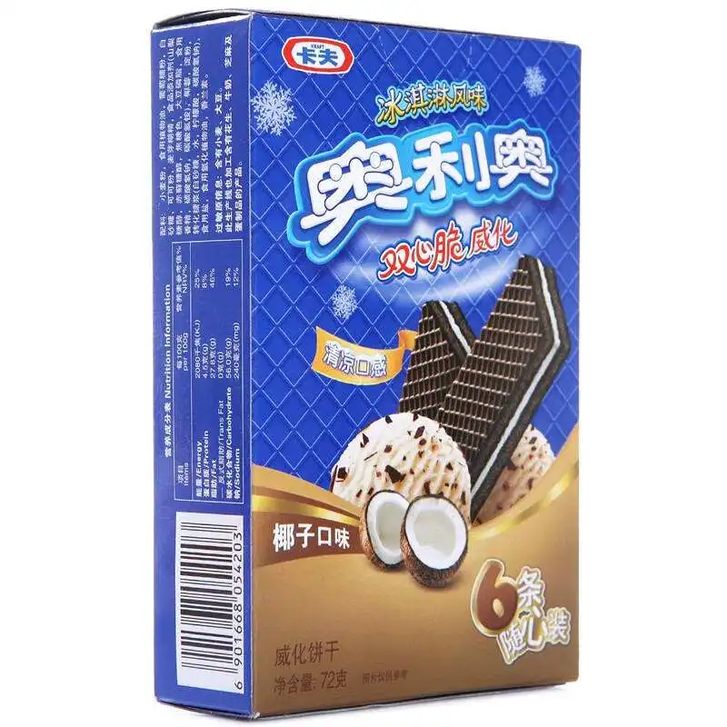 Оптовая продажа вкусные закуски 72 г экзотические шоколадное печенье