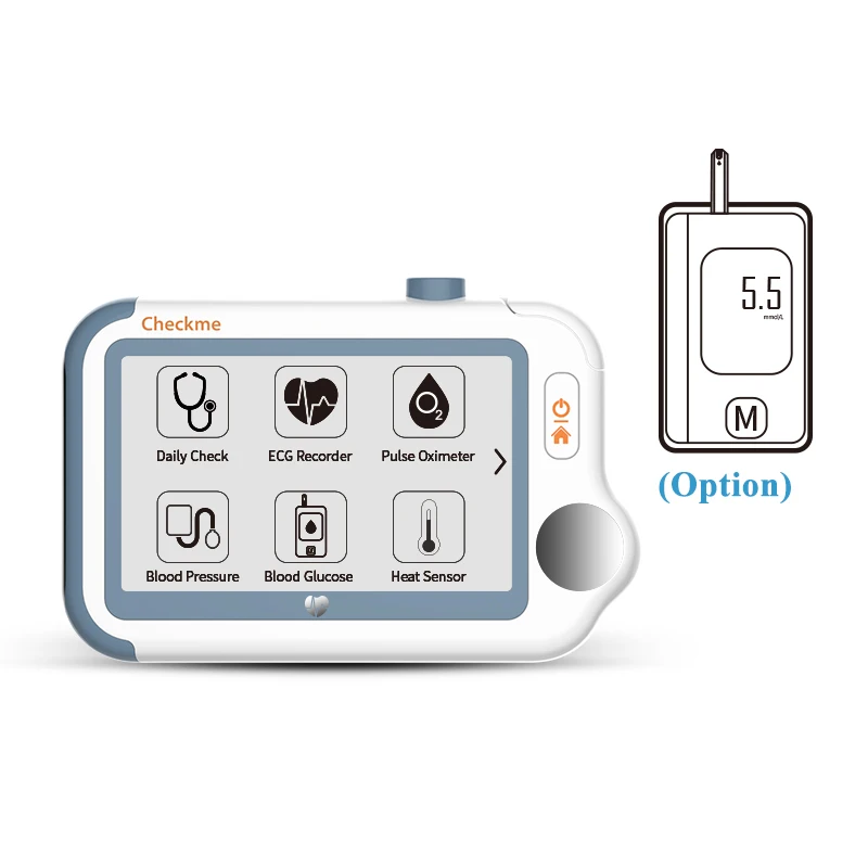 Checkme Suit Ecg Patient Monitor Blood Pressure Monitor Vital Signs Monitor for Hospital