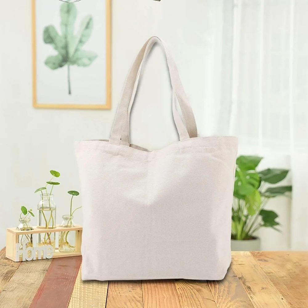 Cheap Customized Pattern Reusable Short Handles Gift Cotton Fabric Sling Shopping Bags