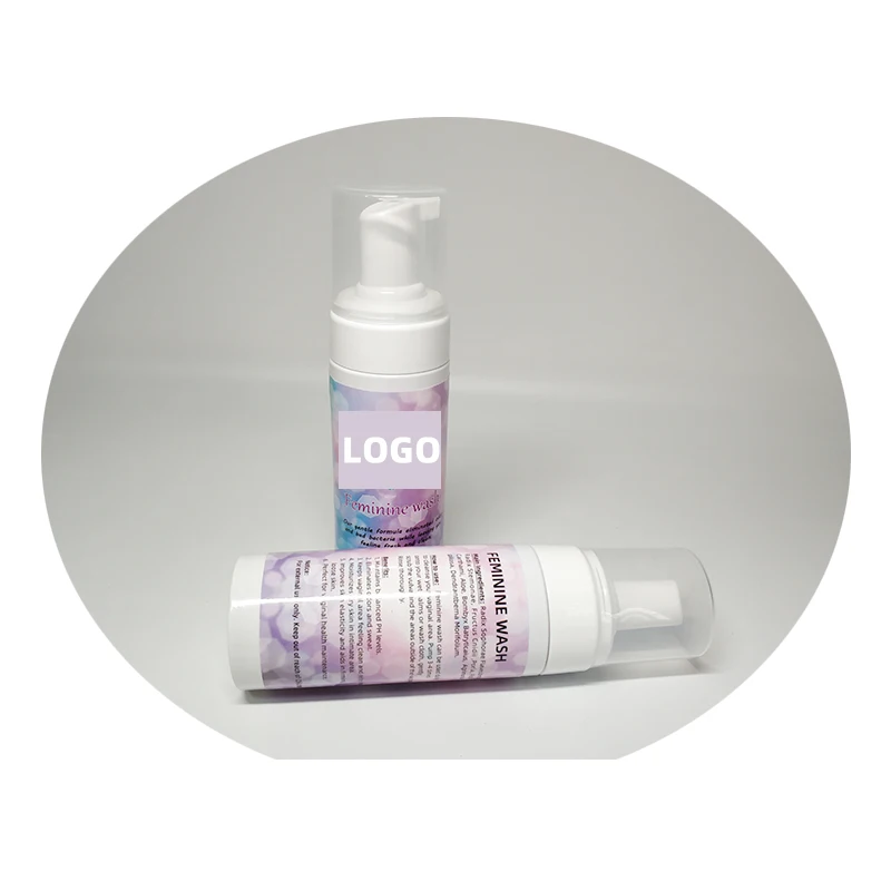 Custom Label Natural Cleansing Wash pH Balance Gentle Foaming women yoni intimate wash