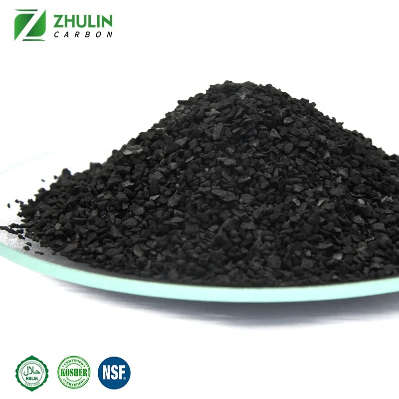ZHULIN Manufacture Coal / Coconut Shell Based Granular Activated Carbon Market Price