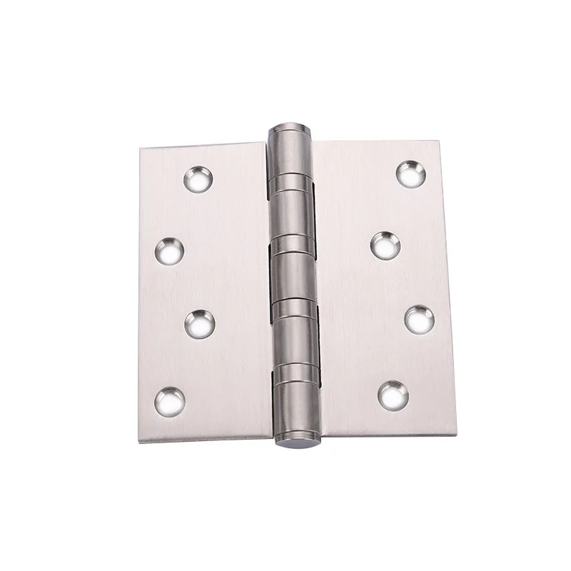 High quality 4 Inch standard thickness Popular Flat Ball Bearing Stainless Steel door hinge