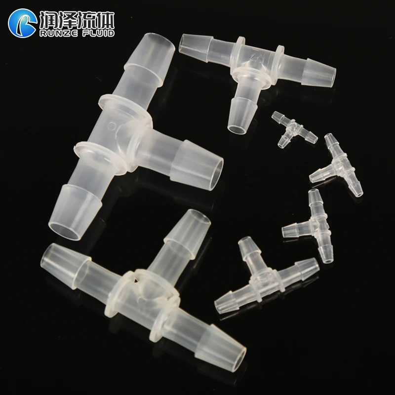 T Connector Plastic Reduction Tee Joint Pipe Fittings
