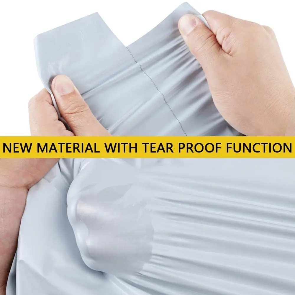 Manufacturers custom logo plastic packing courier delivery envelopes gray  mailing bags for mailer