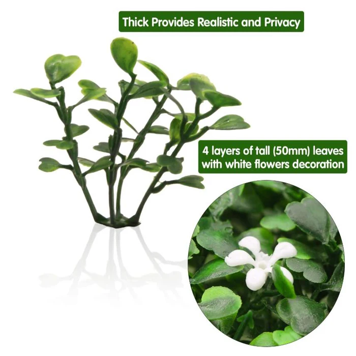 Wholesale Plastic Topiary Plant Vertical Garden Artificial Boxwood Hedge Green Grass Wall Panels For Outdoor Decoration