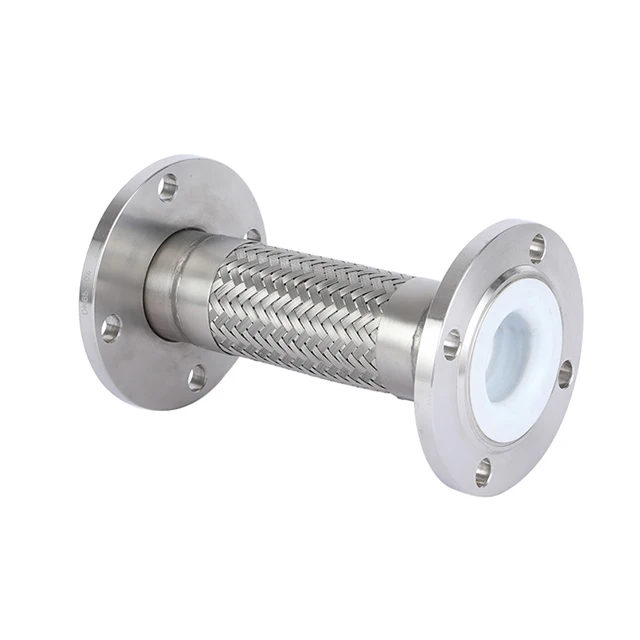 Stainless Steel Metal Hose with PTFE Lining Metal Braided Hose Mesh Gas Flex Hoses