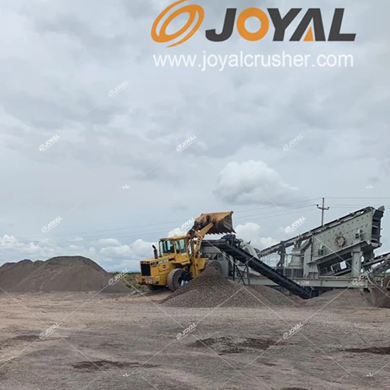 JOYAL Cone mobile crushing station spot How much does a truck-mounted mobile crusher cost?