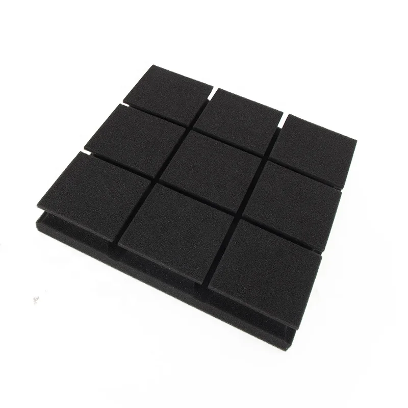 Three Head square Design Studio Wedge Tile Soundproof and Sound-absorbing Wall Panel