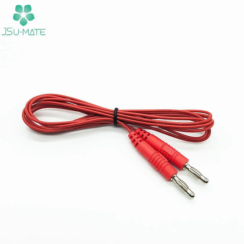 High Quality Red Black Rubber Wires 3.5MM 4.0MM Silicon Medical Cable Banana Rubber Medical Cable