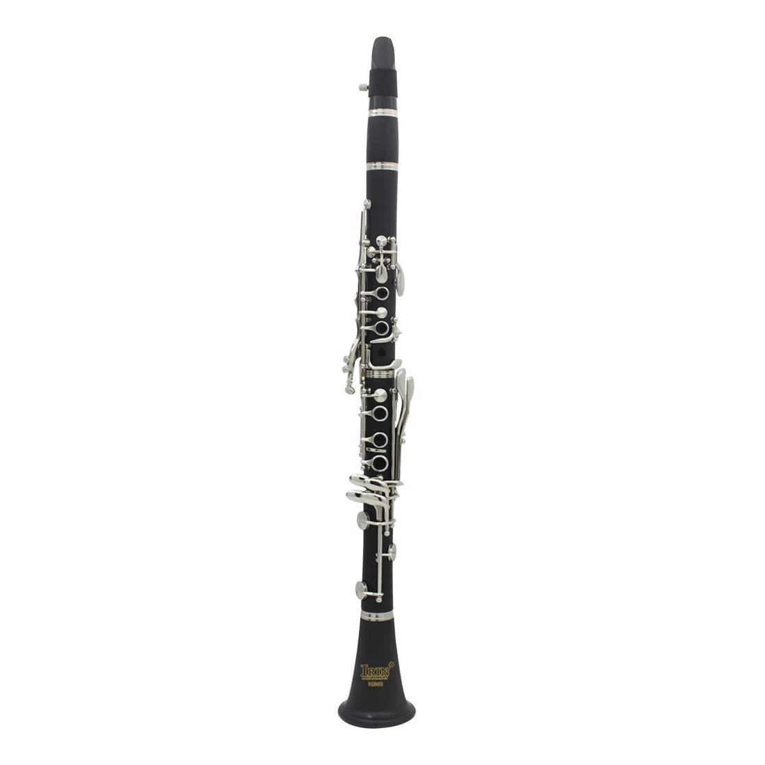 Professional B-flat 17-key Bakelite Clarinet OEM BB Nickel Plated Clarinet Wood 17 Keys Lead-free Welding Copper-nickel CN;TIA