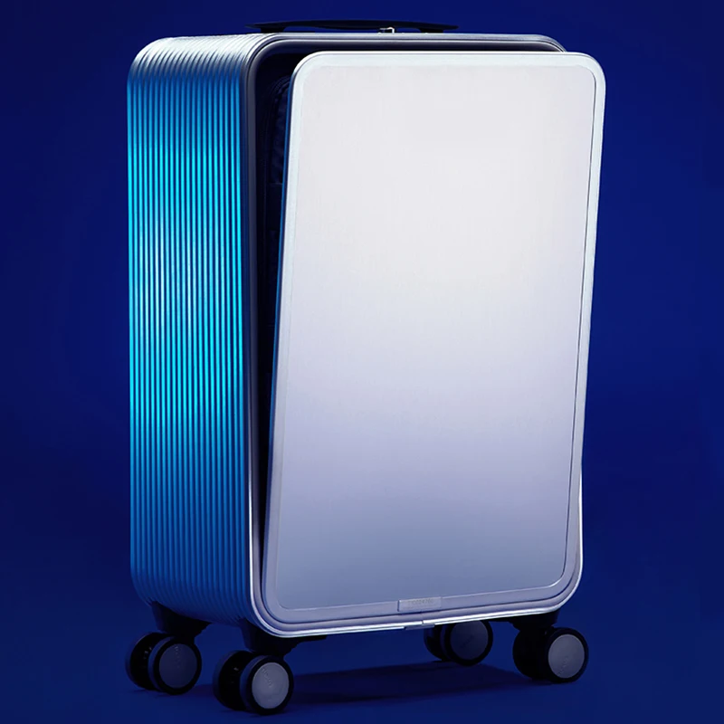 Business Suit Case 2020 New Trending Unique Front Open Aluminum Luggage