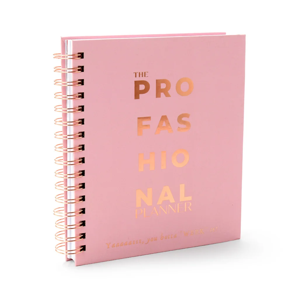Wholesale daily planner binder customized logo gift spiral notebook factory  luxury a5 hardcover notebooks for students school