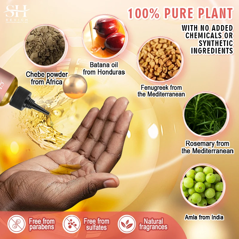 Private Label Natural Honduras Batana Alma Hair Oil Anti Loss Regrowth Treatment Scalp Fenugreek Super 5X Batana Hair Growth Oil