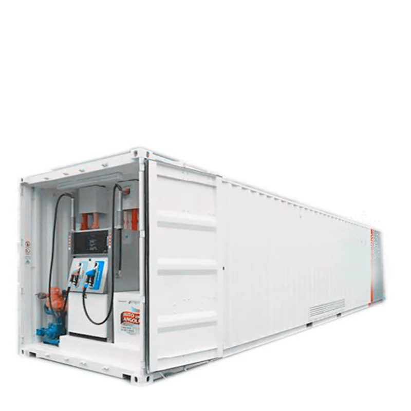 Explosion-proof 20ft 40ft mobile fuel service filling container petrol station for chemical liquid petroleum gas products