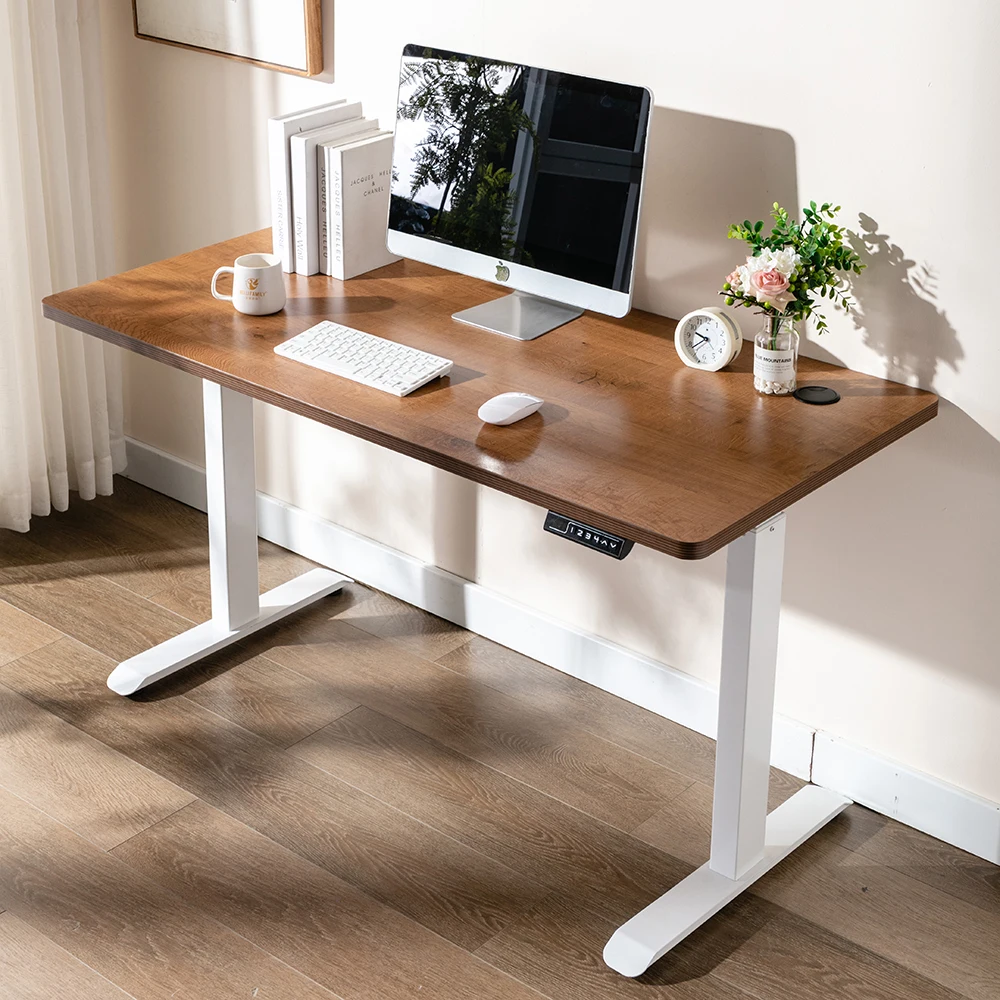 modern electric office table adjustable height sit stand desk