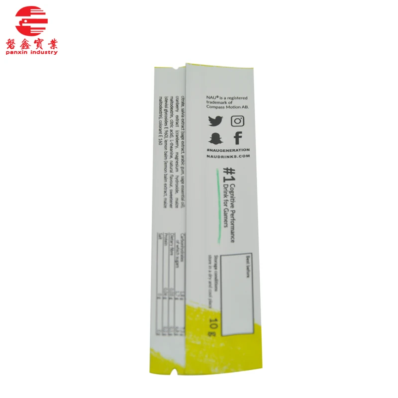 Customized Printed Foil High Quality Wholesale Lemon Balm Elderberry Performance Drink with High Nutrition  Food Packing Bag