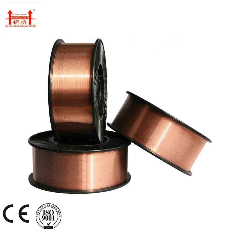 Factory wholesale AWS ER70s-6 CO2 Durable 1.0MM 1.2MM 1.6MM  mig gas Mild Steel co2 welding wire