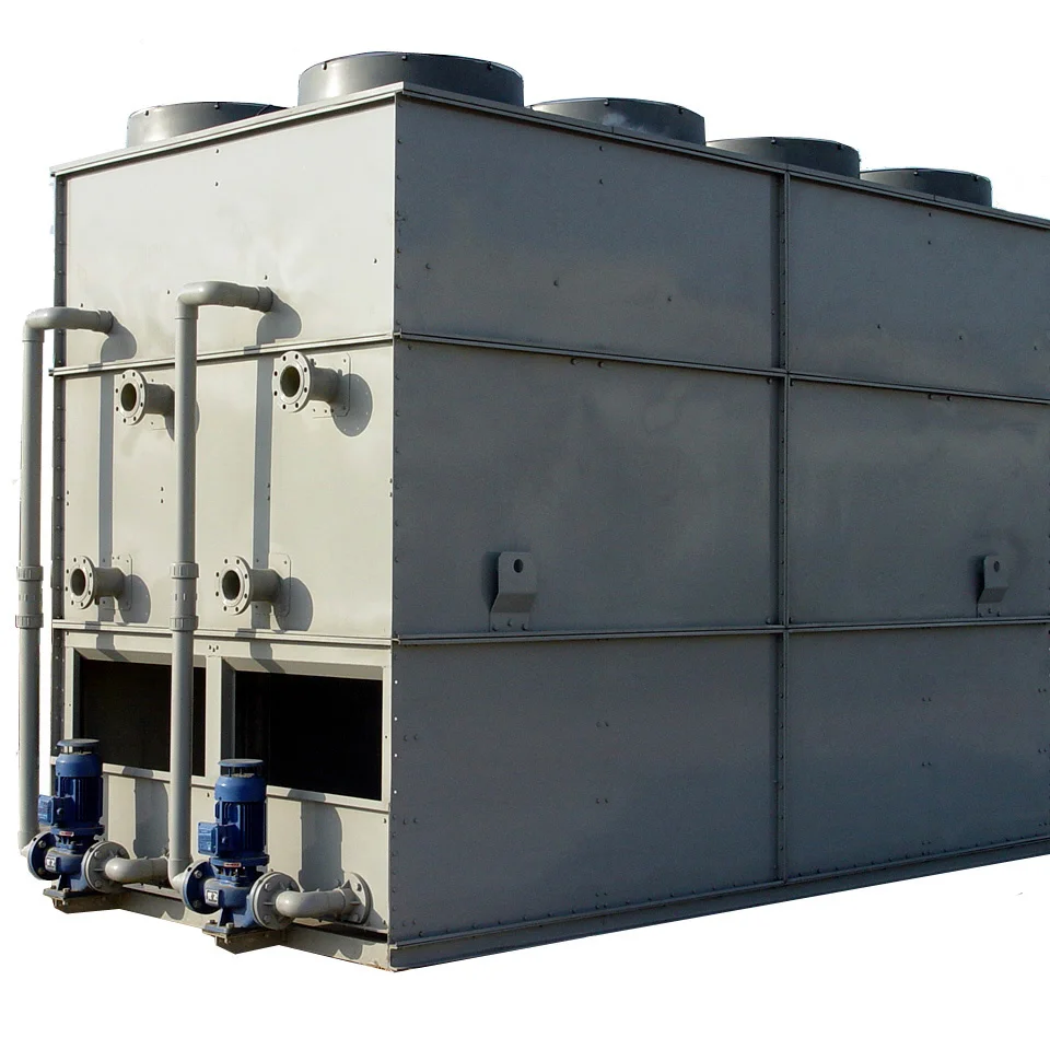 Small/large Capacity  Fully Closed Cooling Tower Fan with Fan Blade Water Chiller Cross Flow