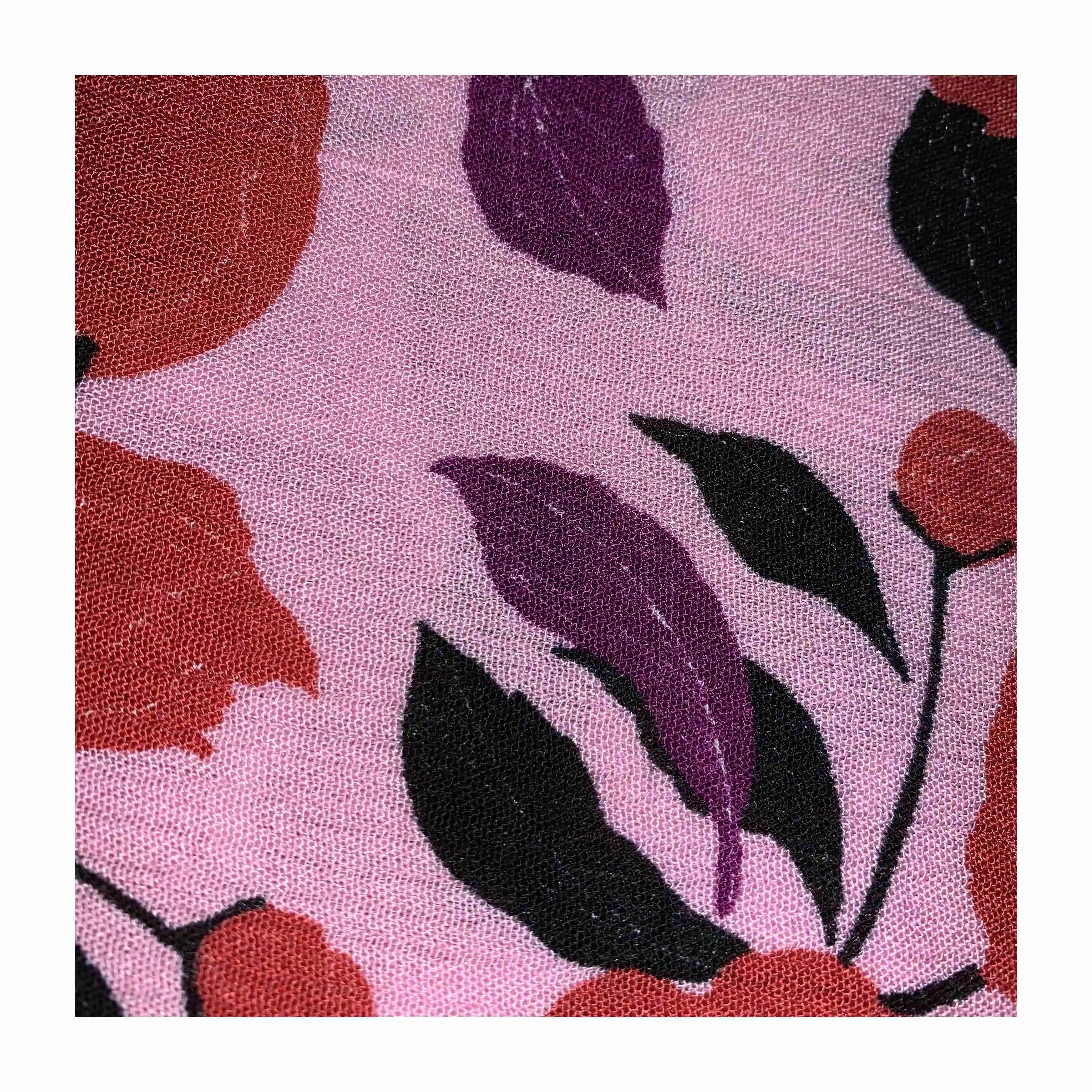 2021 Китайский новый продукт 100% искусственный шелк ткань 3024/6844 тканый принт