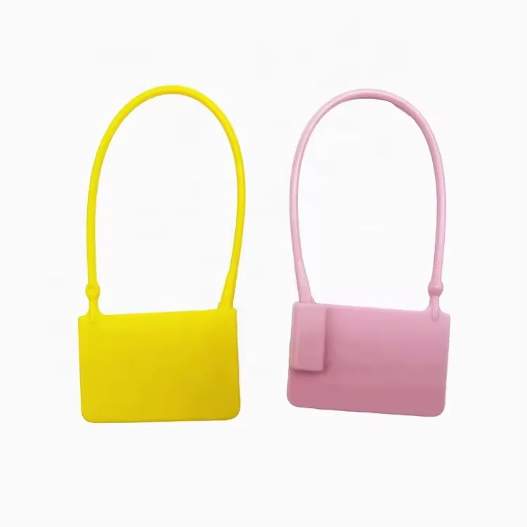 Garment Zip Tie Hangtag Manufacturer Locking Security Tag Plastic Seal Cable Clothing Tag with Printed Logo