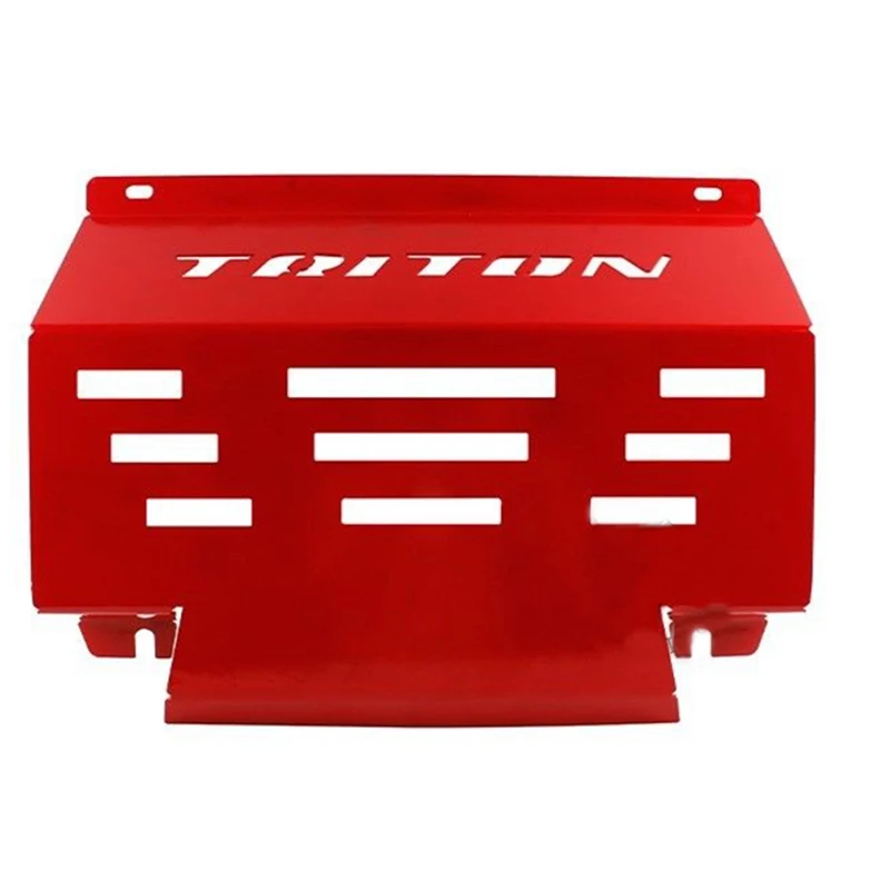 
 Wholesale Car Accessories Pick up Red Color Protect Engine Skid Plate for Mitsubishi Triton L200 2018-2021  