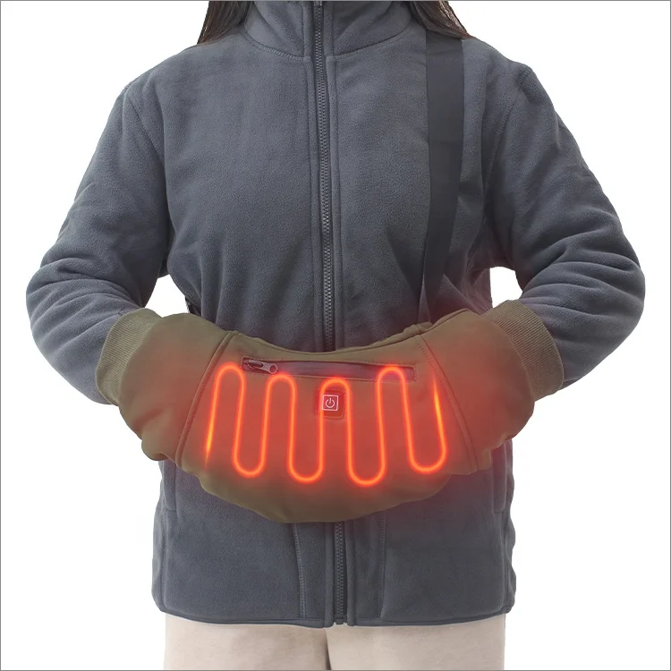 USB Electric Heating Hand Warmer Pouch for Winter Outdoor Hunting