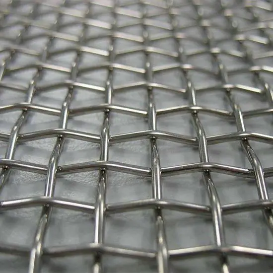 Building Material Stainless Galvanized Steel Crimped Mesh Mining Screen Wire Mesh