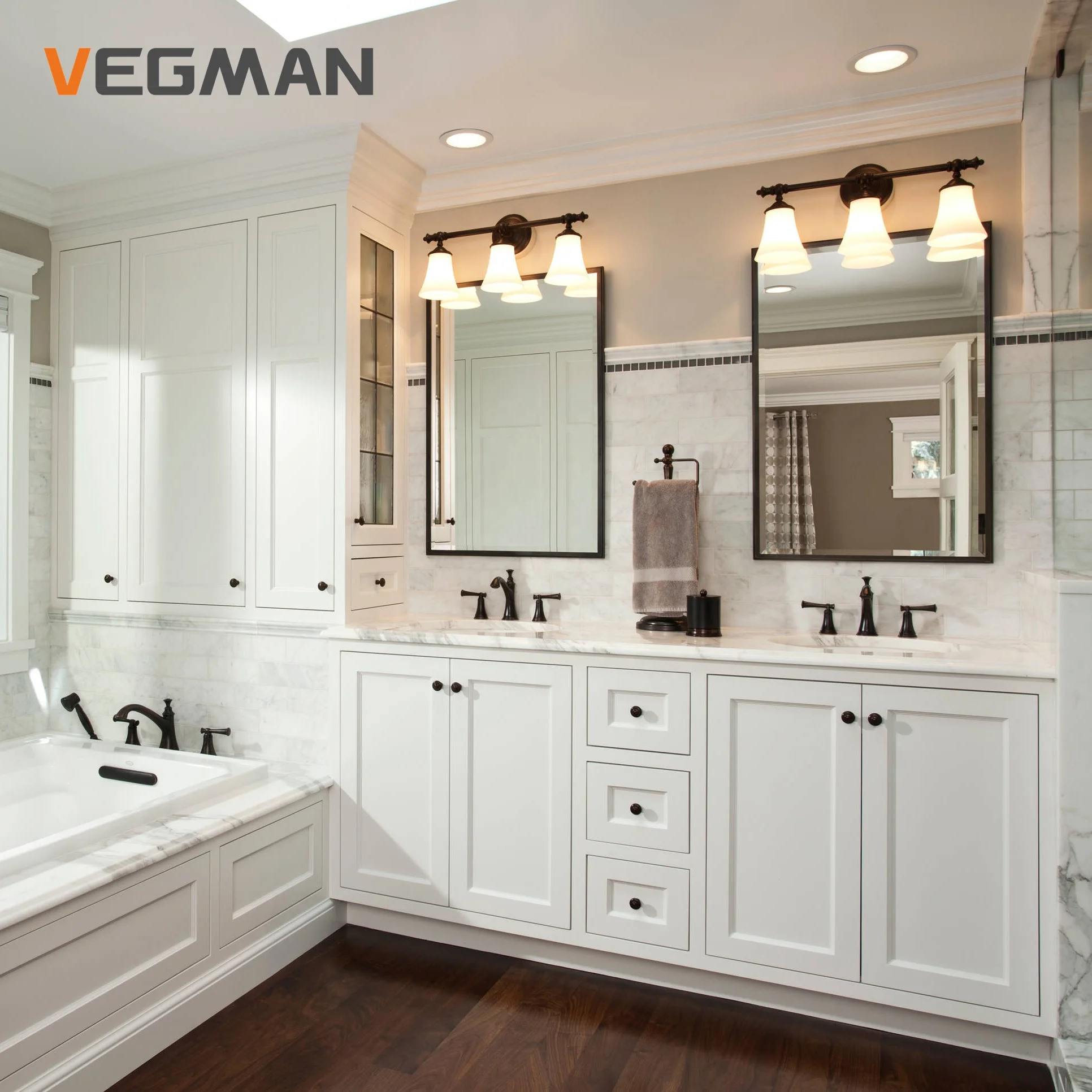 Contemporary Design Popular  Bathroom Vanities Sink Waterproof Bathroom Cabinet