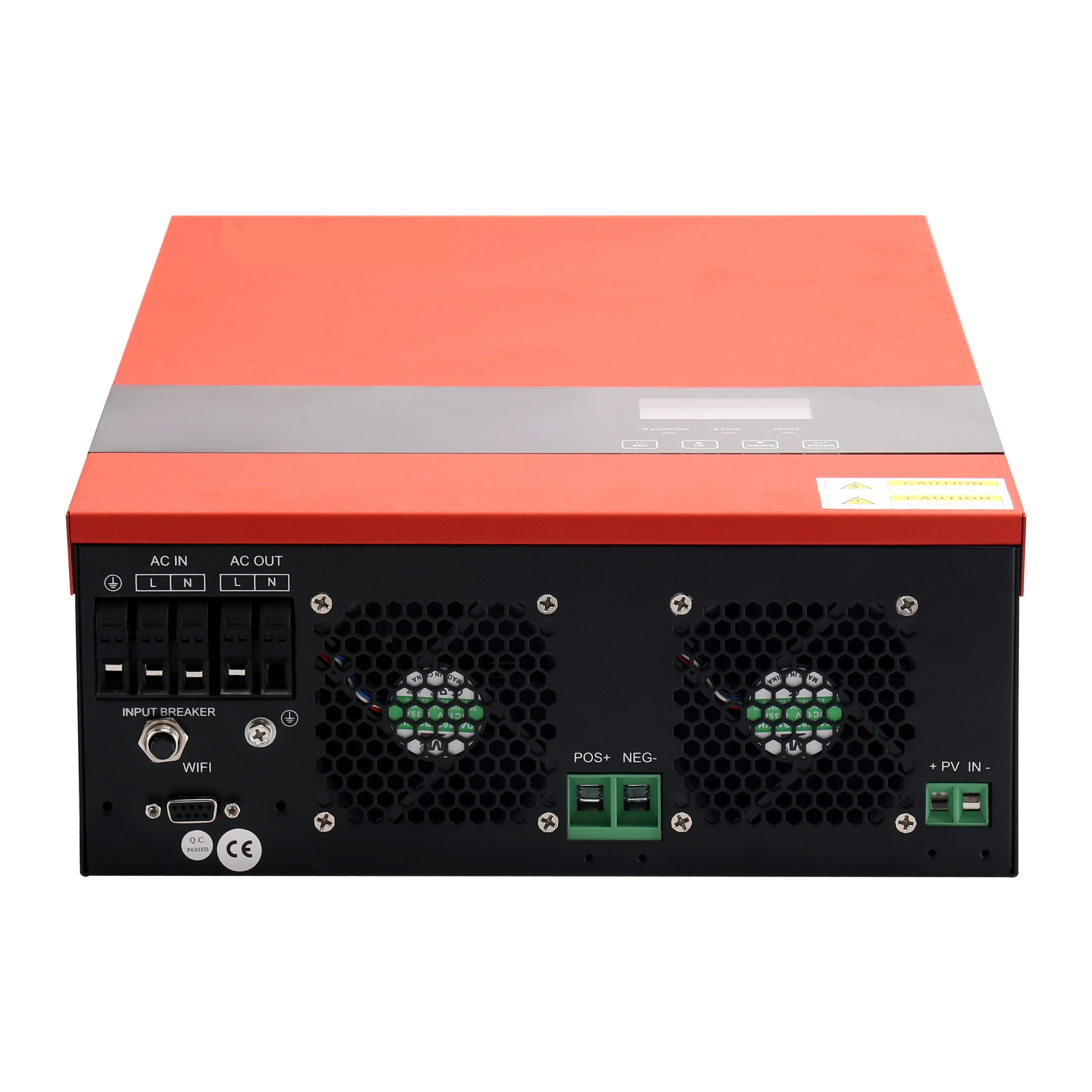 Parallelable three phase 5.5kw hybrid solar inverter 5kw 48v with mppt controller 100A