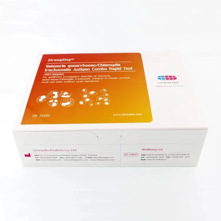 Gonorrhea Antigen One Step Test Kit Rapid Diagnostic Chlamydia Gonorrhea For Home Use