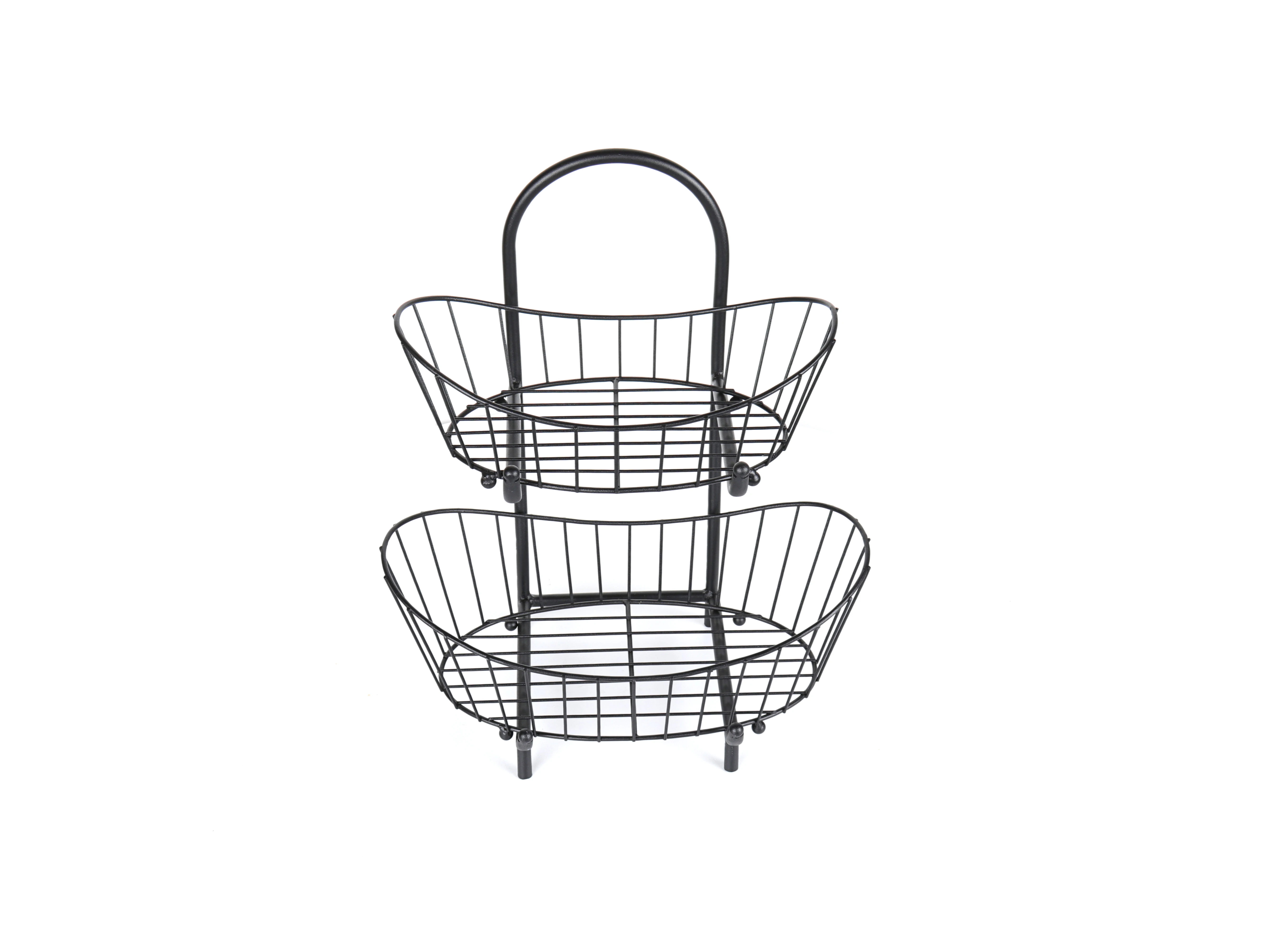 Tea table retractable  luxury 2 tier metal stainless steel fruit basket