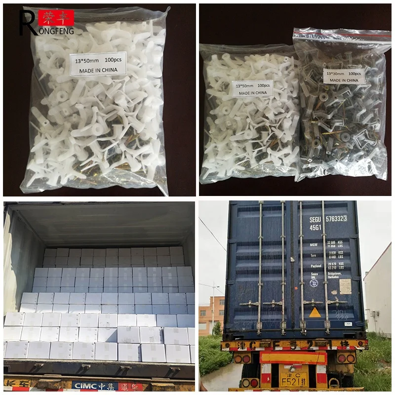 China high quality Plastic Nylon toggle anchor butterfly wings wall plug / Plastic Butterfly plug  hollow wall plug for gypsum