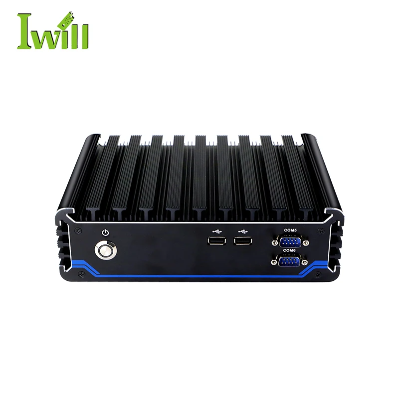 Customized  fanless industrial pc 11th generation i3 i5 i7 DDR4 32GB RAM 6*COM 8*USB for AI Smart