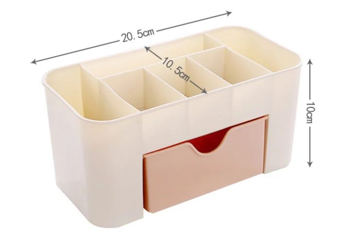 
Multi functional Drawer Desk Stationery makeup Organizer Plastic Cosmetic Storage Box 