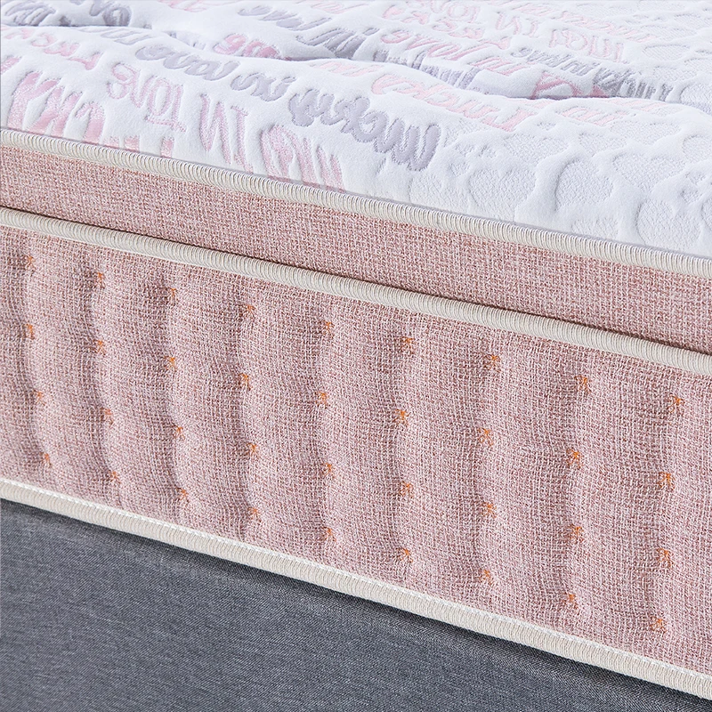 OEM/ODM Comfot Label Bed Latex Gel Pocket Spring Euro Top Foam King Size Mattress For Home Hotel