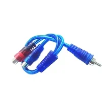 Harmtesam Car one minute two audio line blue Ming a female two male one male two female car audio line