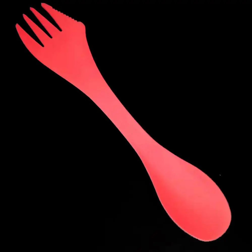 
Multifunctional High Quality Fashionable Travel Camping PP Three-sets Spoon Fork Knife Reusable Spork 