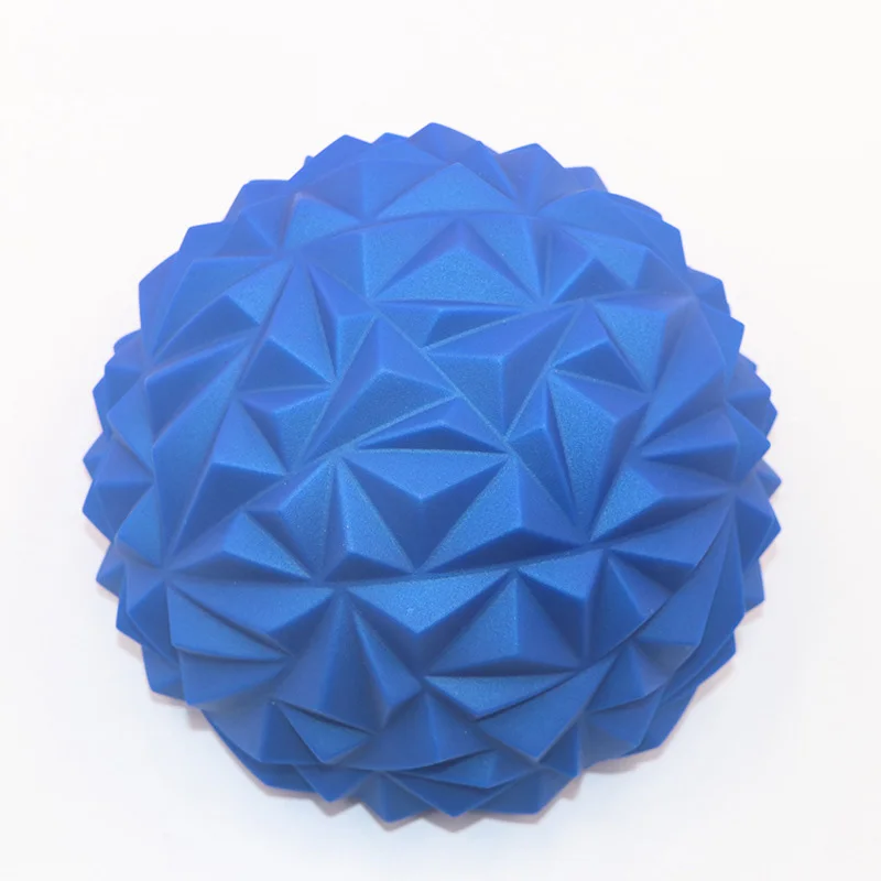16cm PVC Inflatable Balance Training Yoga Ball Spiky Foot Massage Half Ball