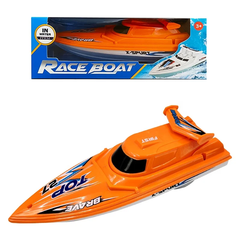 2024 Hot electric boat high-speed racing toy manual steering remote control boat