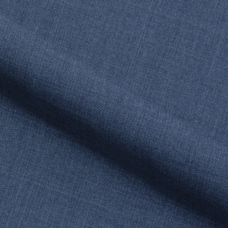 High quality blue machine washable wool fabric of formal suit