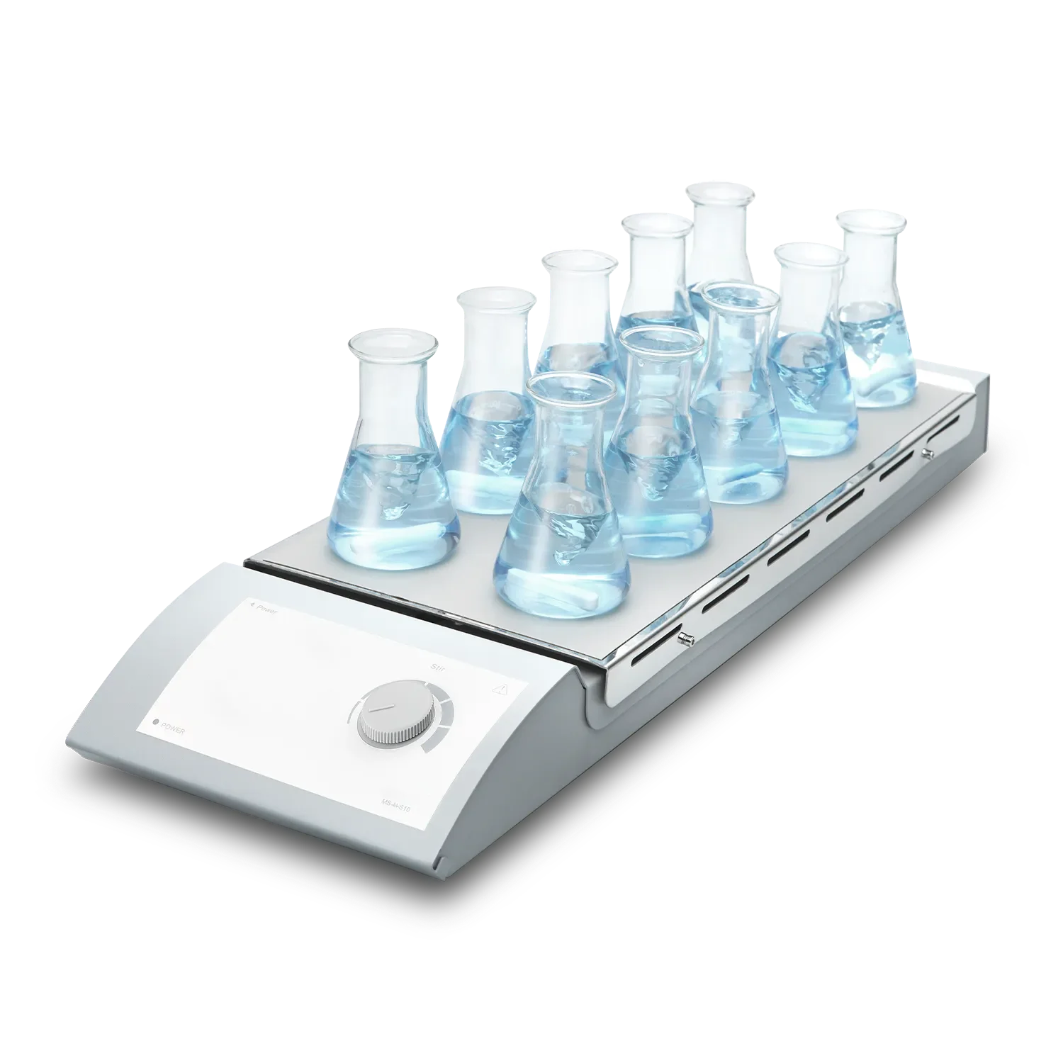 460x304mm 100-1500rpm Speed Laboratory Stirring Heating Lab 15-Position Magnetic Stirrer