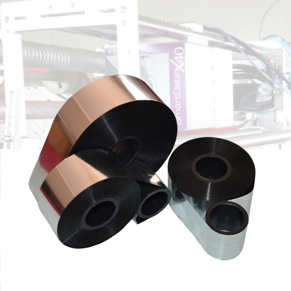 33mm 450M wax resin near edge smartdate thermal printertransfer over ribbon for thermal transfer overprinter