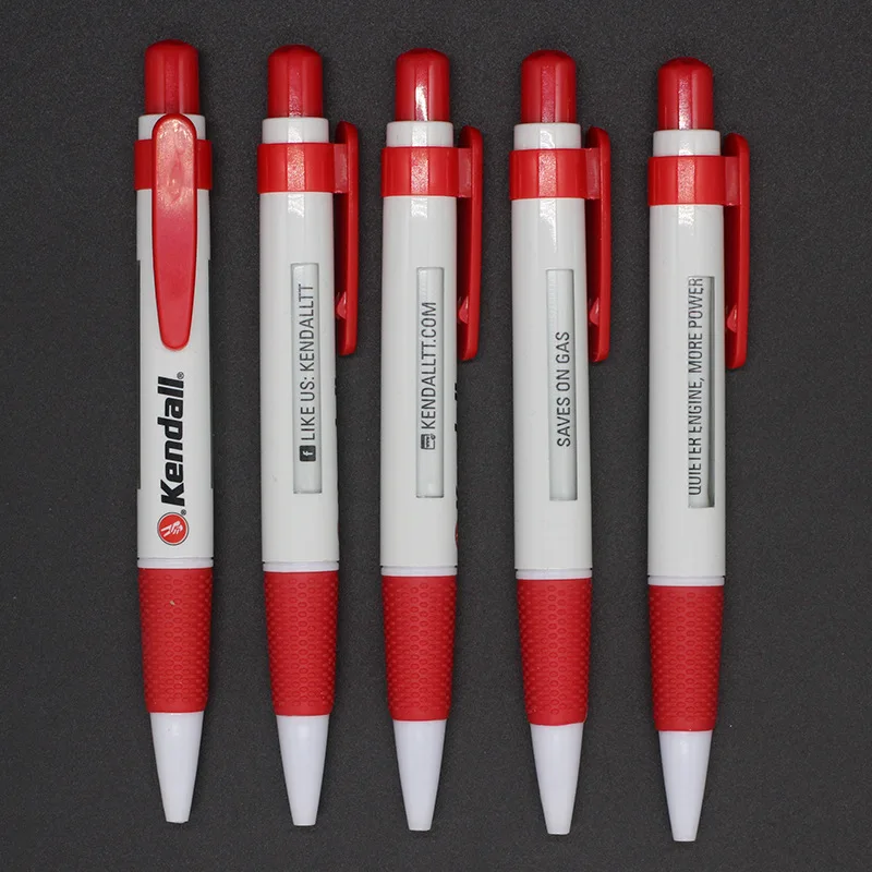 OEM Plastic 6 TXT Message Ball Pen with Rubber Grip