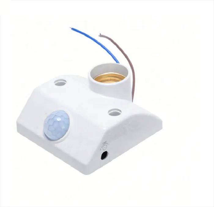Human body infrared induction lamp head Infrared human body induction head E27 Human body induction lamp holder