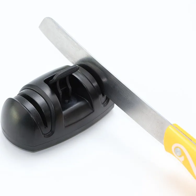 Amazon Best Seller 2 stage Knife Sharpener mini stainless steel knife blade sharpener