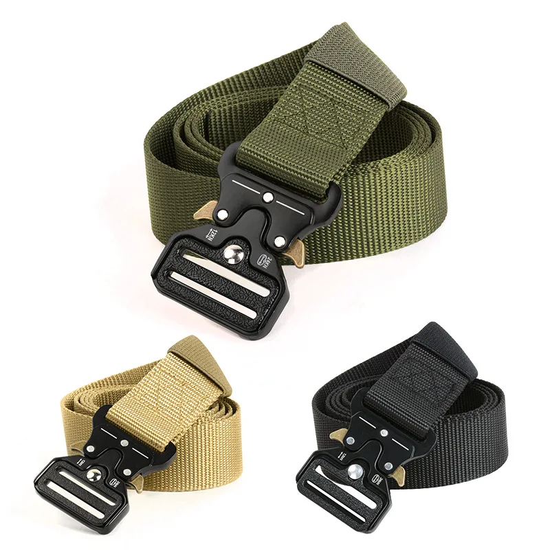 Lupu Cheap High Quality Custom Logo Security Outdoors Nylon Duty Tactical Belt For Men